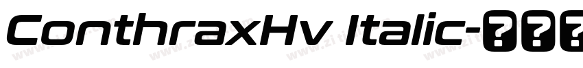 ConthraxHv Italic字体转换 ConthraxHv Italic字体转换